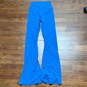 Womens Blue Flared Bottoms